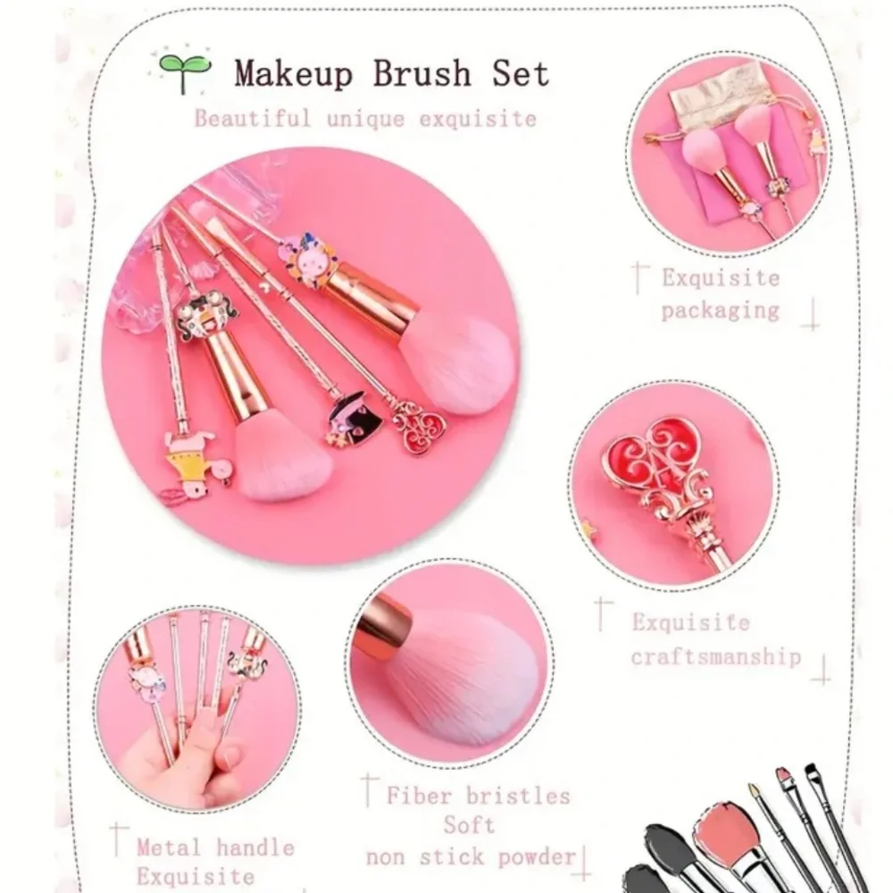 Disney’s Alice in Wonderland Makeup Brush Set, Alice In Wonderland Makeup Set